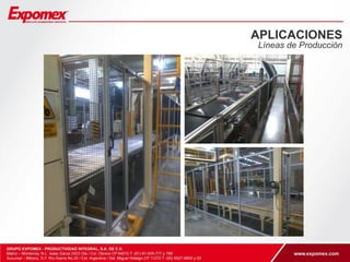 APLICACIONES 
Líneas de Producción 
 