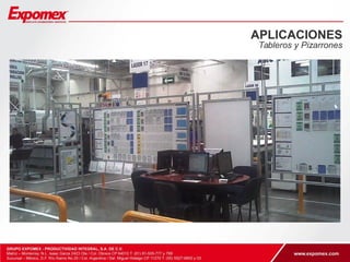 APLICACIONES 
Tableros y Pizarrones 
 