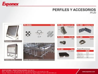 PERFILES Y ACCESORIOS 
PI-20 
 