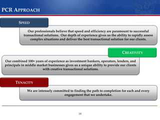 Provide smooth transition/clean slate to new leadership