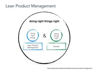 Lean Product Management
http://ueberproduct.de/seminar/kanban-fuer-lean-product-management/
 