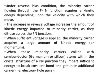01 pn junction diode characteristics prp | PPTX