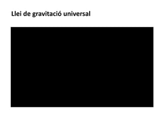 Llei de gravitació universal
 