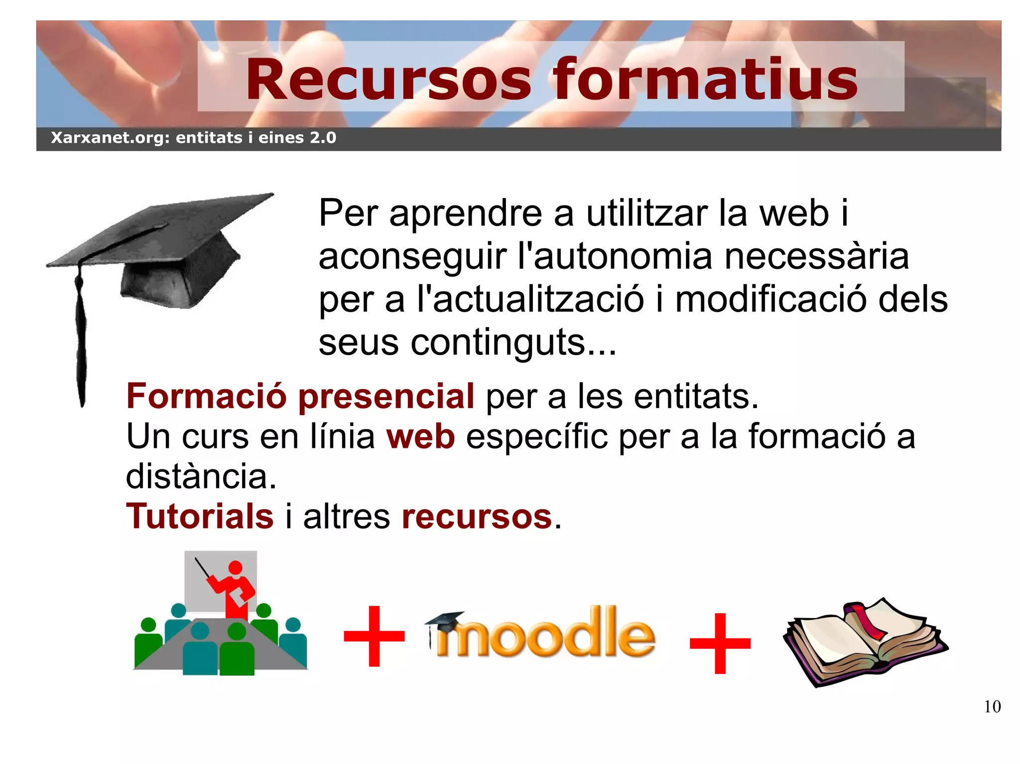 Assessorament  individual , seguint un  calendari  adaptat per l'entitat!  