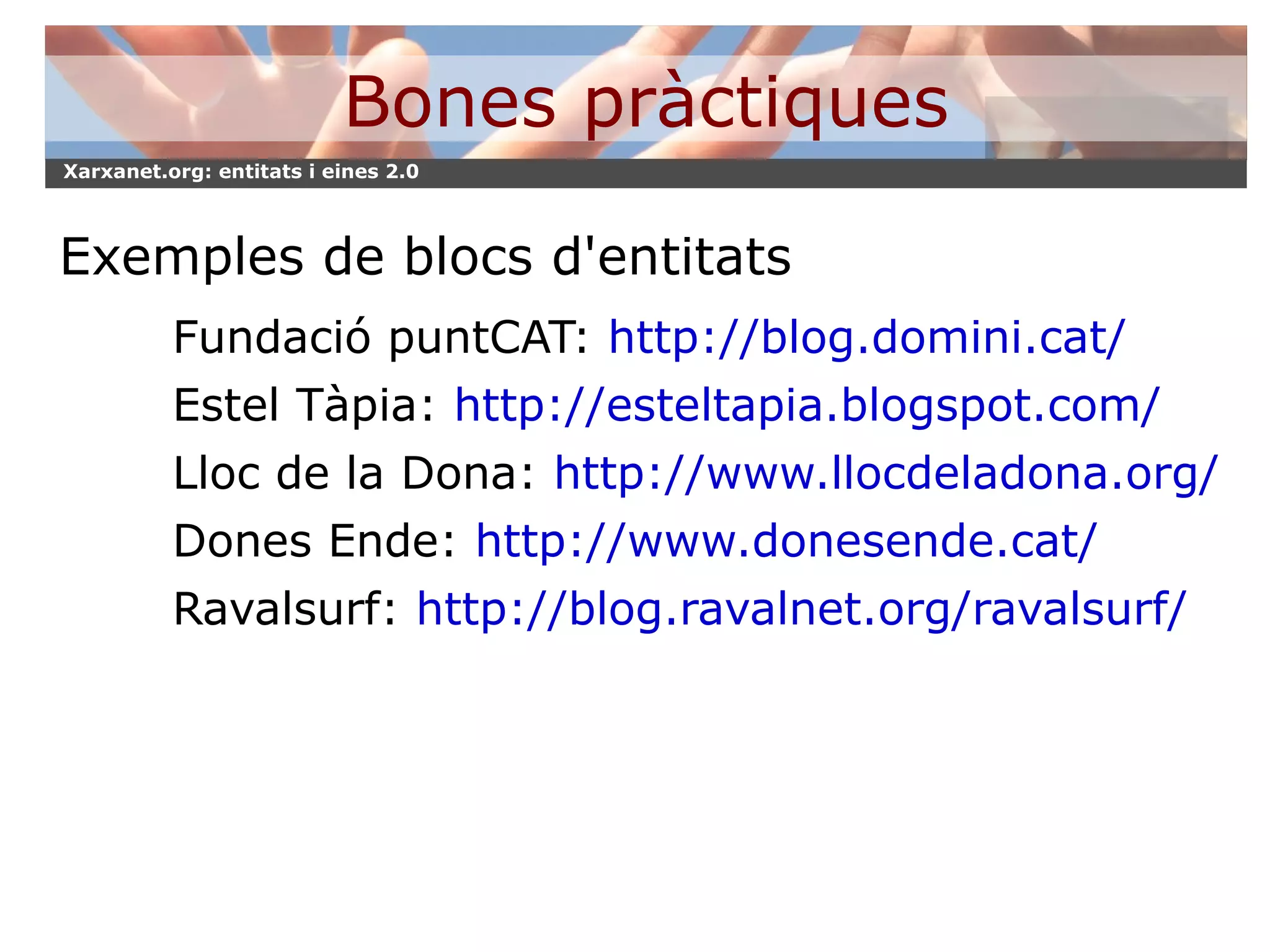Autonomia Una eina a disposició de la vostra entitat, per gestionar el lloc web! 