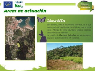 Áreas de actuación LEKEITIO 