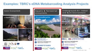Environmental DNA (eDNA) analysis and applications