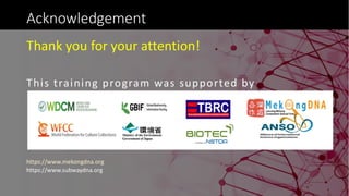 Environmental DNA (eDNA) analysis and applications