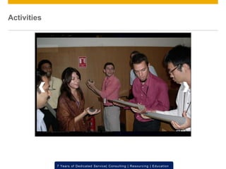 © 2012 SAP AG. All rights reserved. ‹#›7 Years of Dedicated Service| Consulting | Resourcing | Education
Activities
 