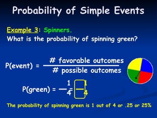 01_Probability of Simple Events.pptx math 10 | PPTX
