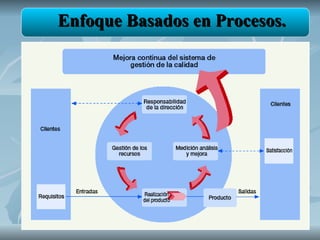 Enfoque Basados en Procesos.
 