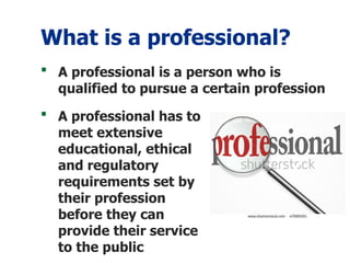 Professional Practices 01 Professional Ethics and other components | PPTX