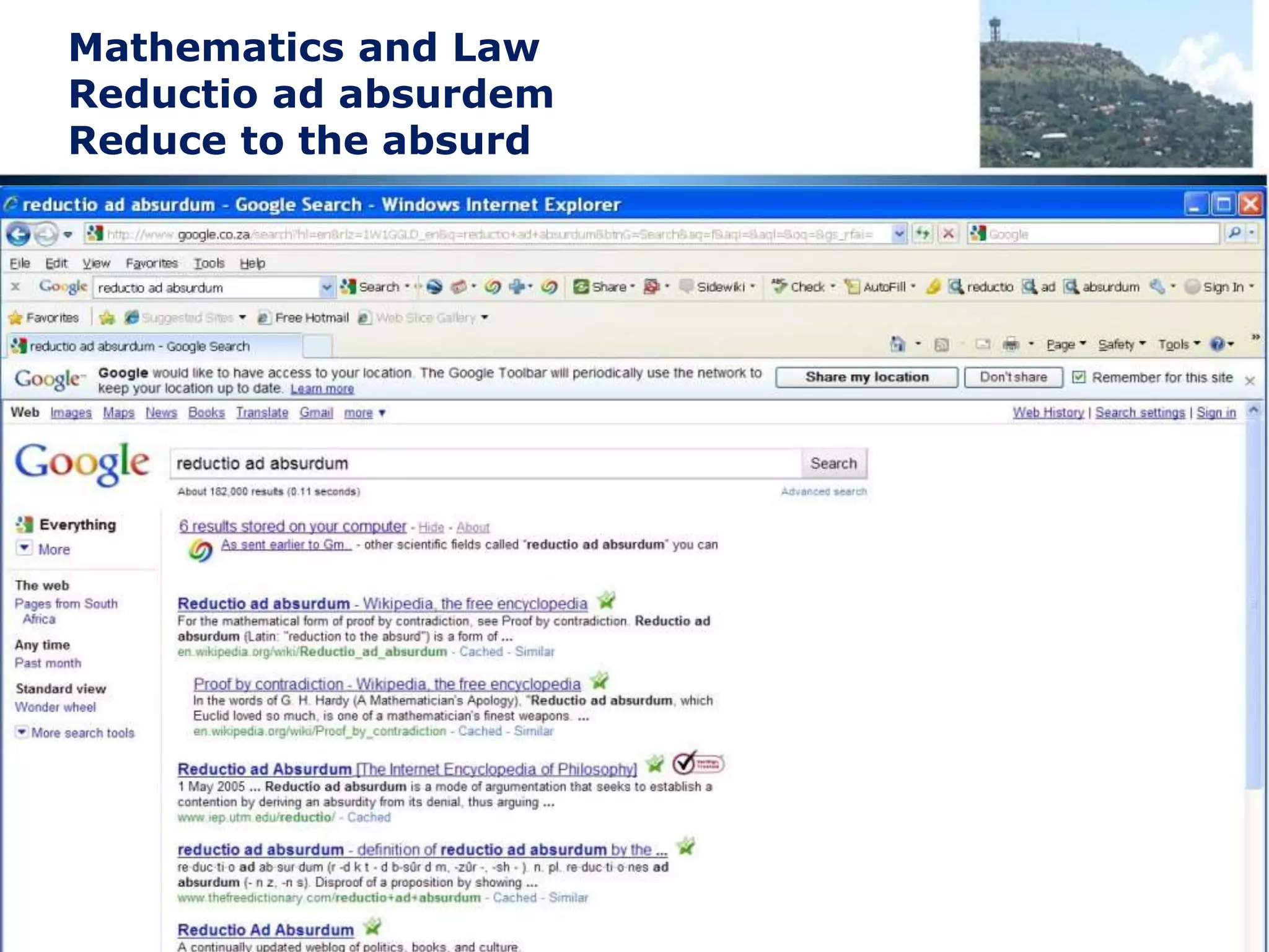 Credentials
Academic and Engineering
 End High School 1971 Grade 12 -- distinctions in Maths, Science and Biology
 Top Biology student in South Africa National Youth Science Week -- 1971
 BSc Engineering (Civil) Cum Laude -- 1976
 Doctor of Philosophy Civil Engineering -- 1985
 Anglo Alpha award for the Promotion
of Concrete for PhD
 2000 Outstanding Intellectuals
 Great Minds of the 21st Century
 