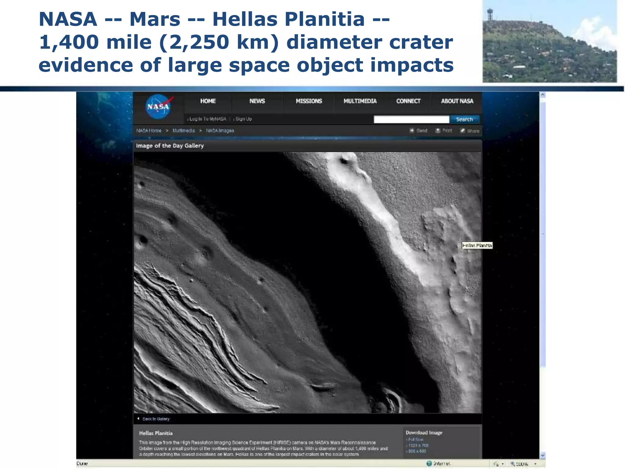 We live in an unstable Universe
NASA – intense activity on the surface
of our sun 1 August 2010
 