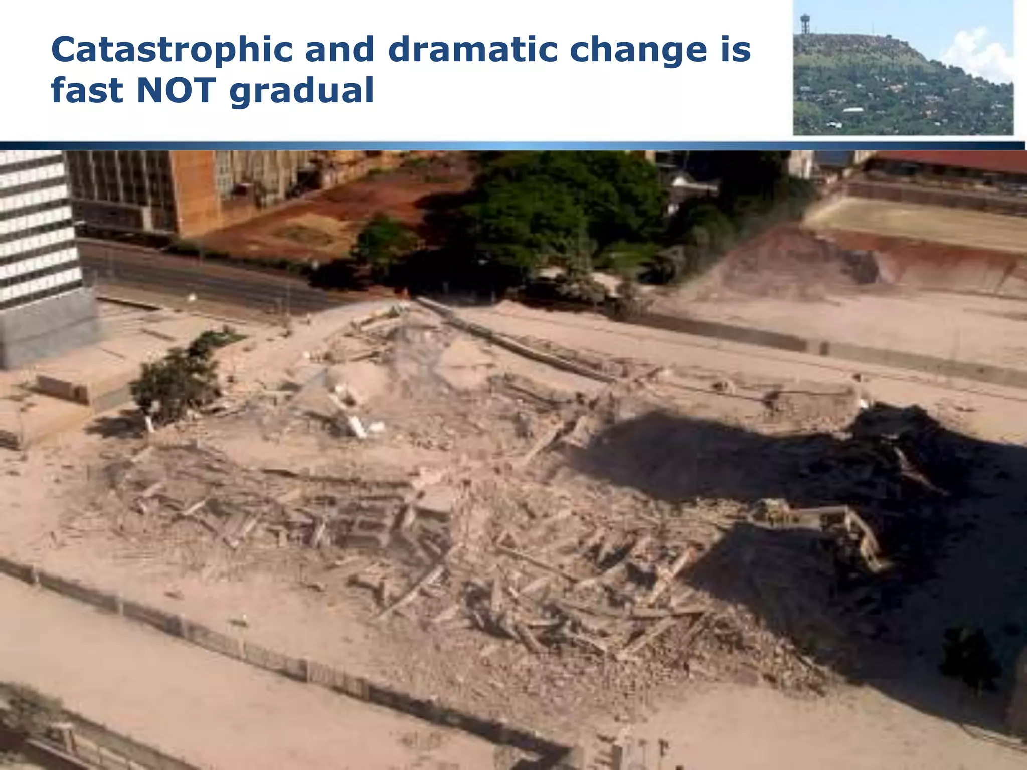 Northcliff
 Vitrified quartzite rocks (sand melted in a furnace)
 Thirty degree south dipping slope continues mine formations
 Continued 50 km north in the Magaliesberg
 Underlain and up thrust by the Halfway House Granite Dome
 1,807 m high point level with high points for hundreds of
kilometers around, NO points higher in vicinity
 