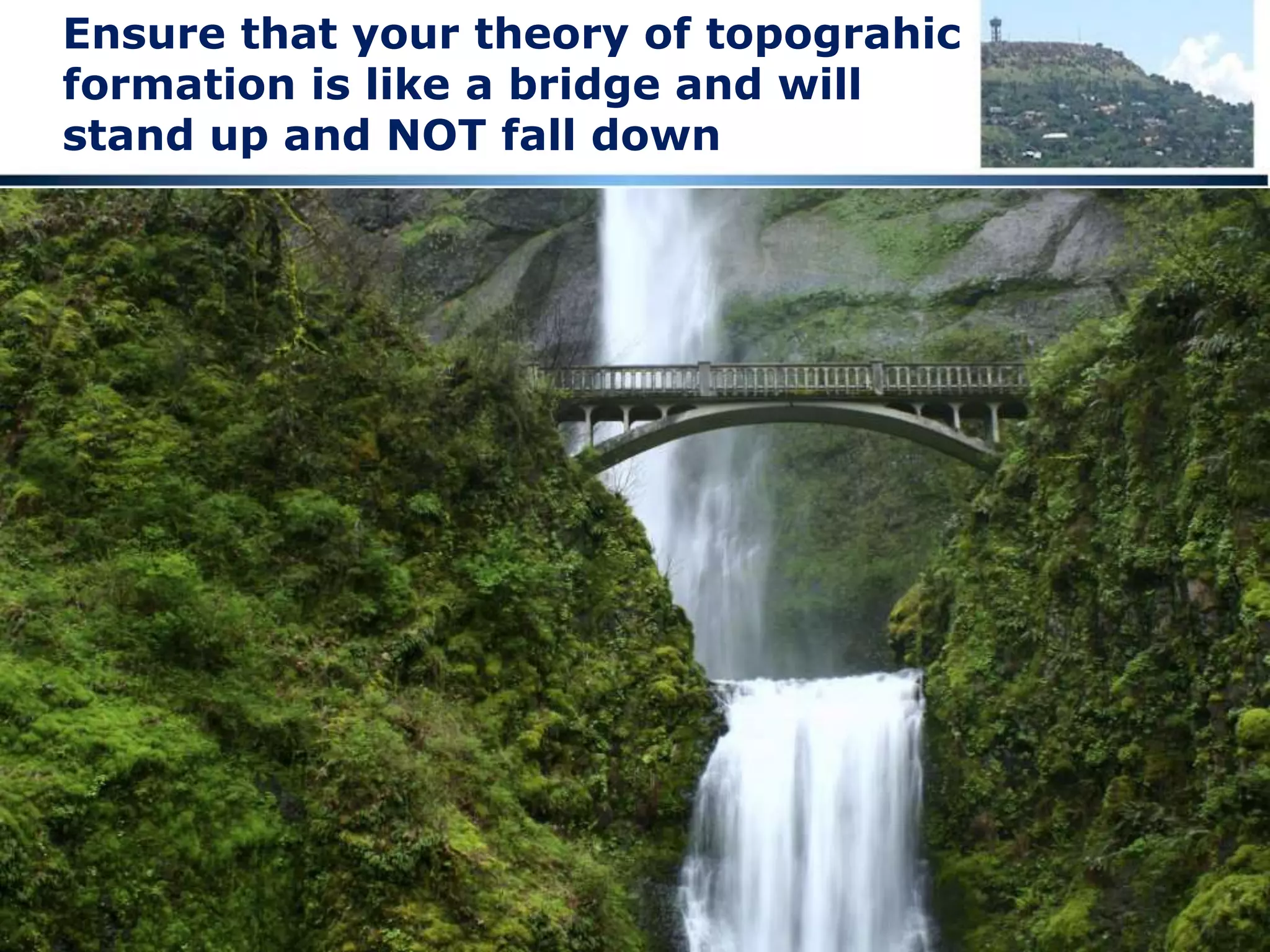 Catastrophic and dramatic change is
fast NOT gradual
 