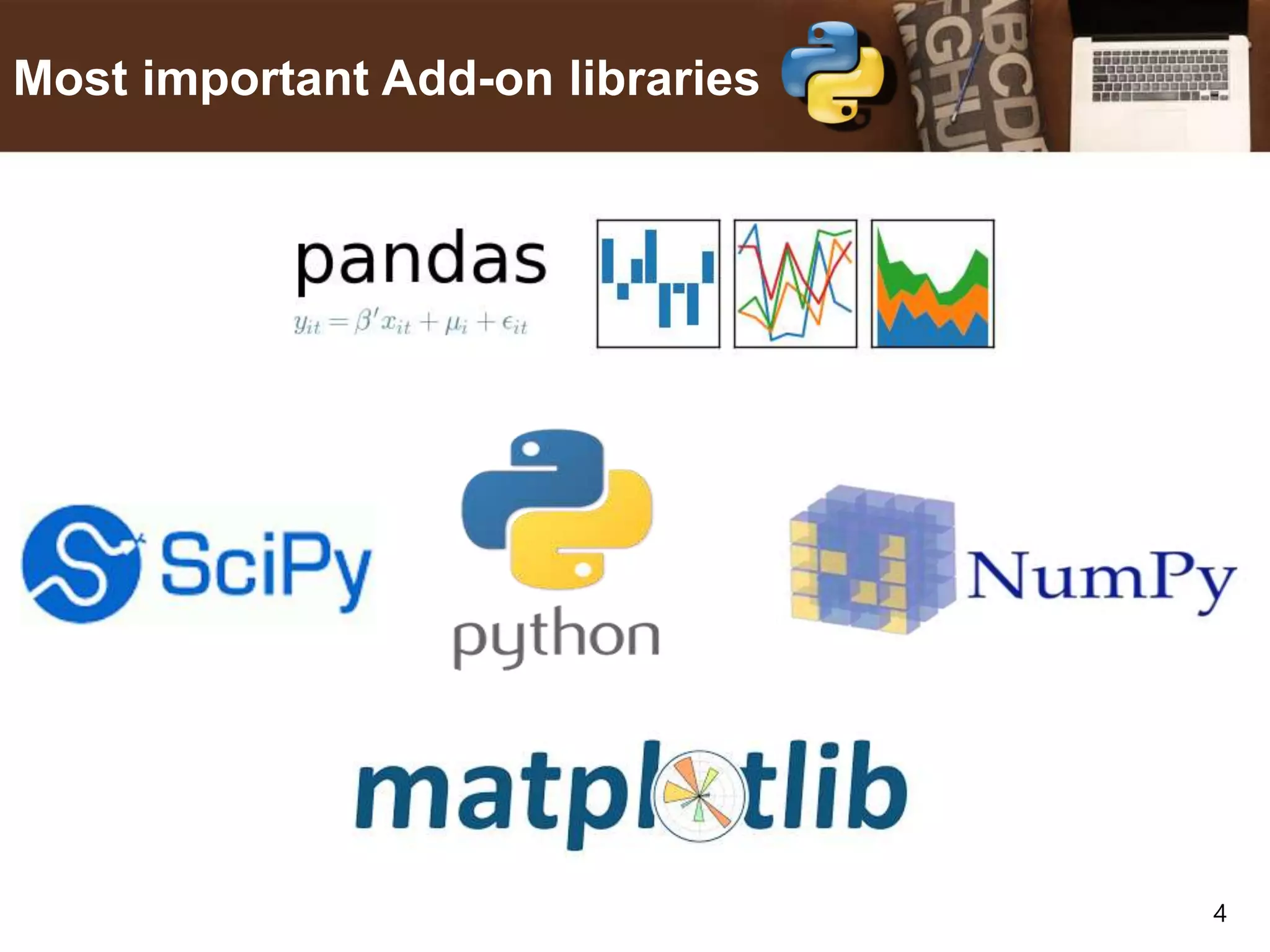 4 Most important Add-on libraries 