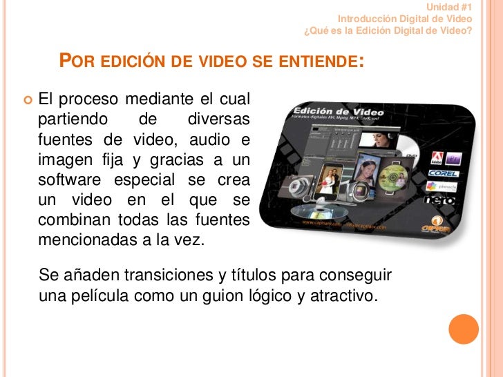 Qué es la Edición de Video