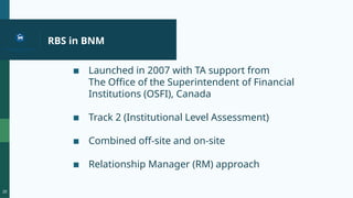 Risk Based Supervision Model: Introduction | PPT
