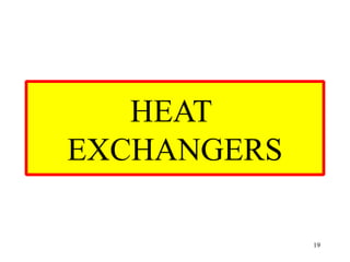 HEAT
EXCHANGERS
19
 