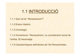 01 Renaixement 1. Introduccio
