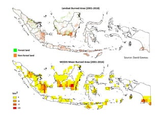 Assessing the role of climate in Indonesian fires, to better support Fire Management Interventions