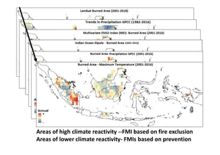 Assessing the role of climate in Indonesian fires, to better support Fire Management Interventions