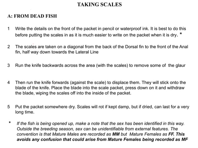 SFCC Introduction to Fish Scale Reading | PPTX