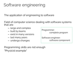 [2015/2016] Software systems engineering PRINCIPLES | PDF