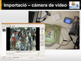 Importació – càmera de vídeo
 