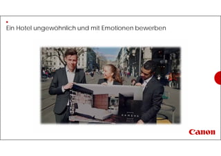 Ein Hotel ungewöhnlich und mit Emotionen bewerben
 