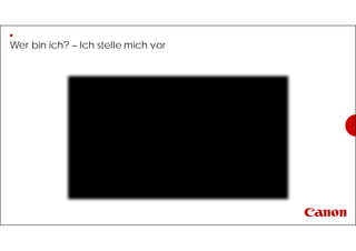 Wer bin ich? – Ich stelle mich vor
 