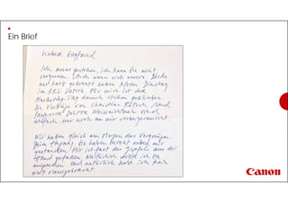 Ein Brief
 