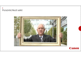 Persönlichkeit wirkt
 