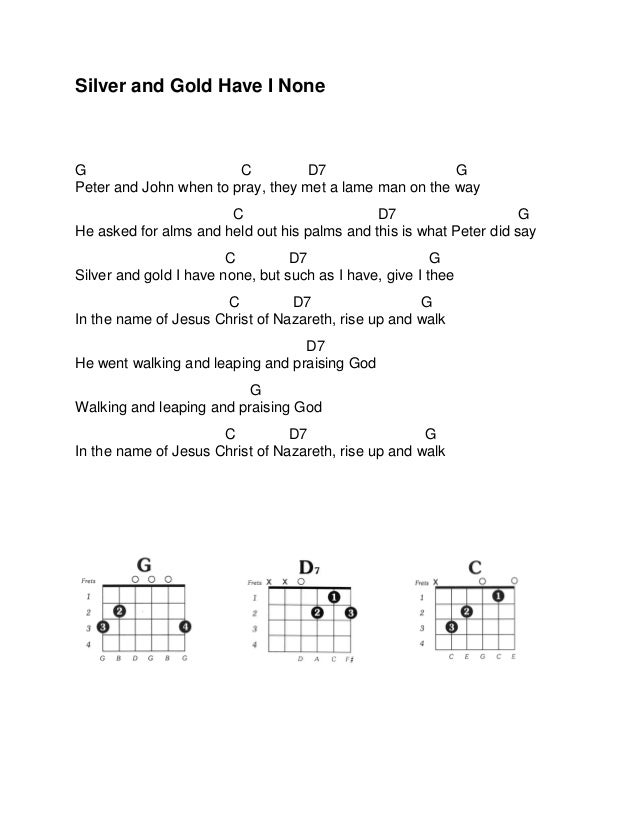 Song "Silver & Gold"