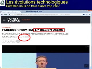 Mohamed Louadi, PhD mlouadi@louadi.com141
see http://pprueljourney.weebly.com/blog/the-philippines-is-now-the-12th-largest-country-by-population
as of January 16, 2016
Les évolutions technologiques
Sommes-nous en train d’aller trop vite?
 
