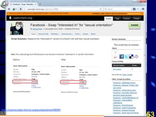 Mohamed Louadi, PhD mlouadi@louadi.com153
Les évolutions technologiques
http://userscripts-mirror.org/scripts/show/58591
 