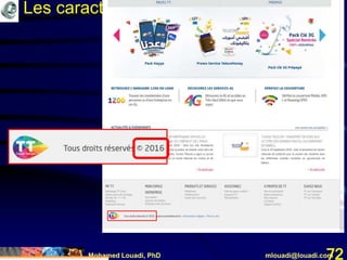 Mohamed Louadi, PhD mlouadi@louadi.com72
Les caractéristiques de l’information
 