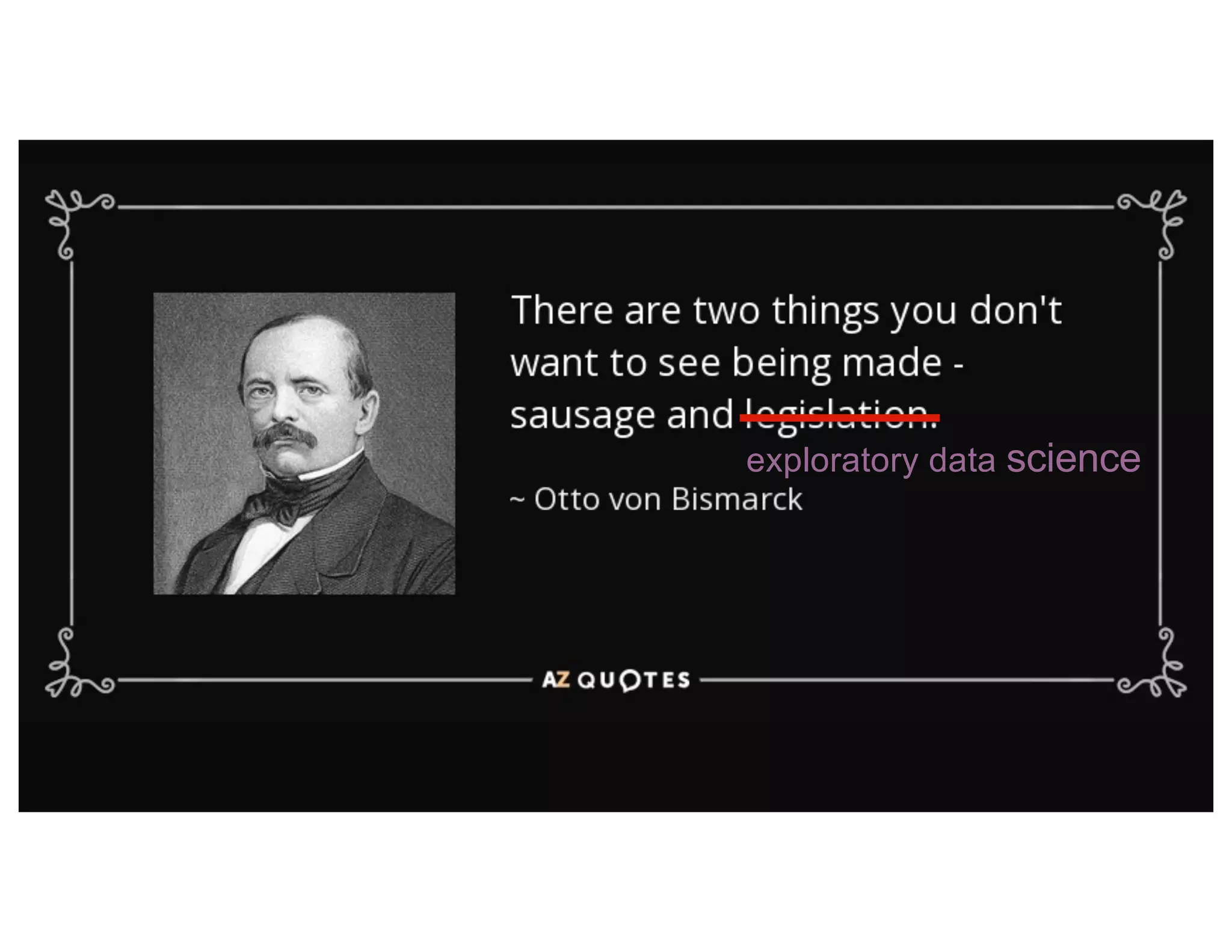 exploratory data science
 