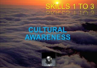 SKILLS 1 TO 3 
CULTURAL 
AWARENESS 
 