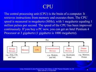 Introduction to Computers, Programs, and Java | PPT