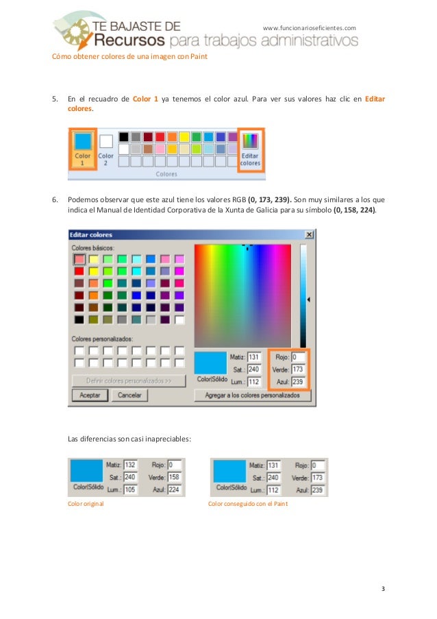 Cómo obtener colores de una imagen con Paint Tutorial en Español de…