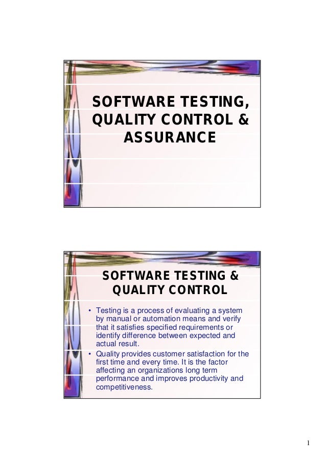 a software tester or developer
