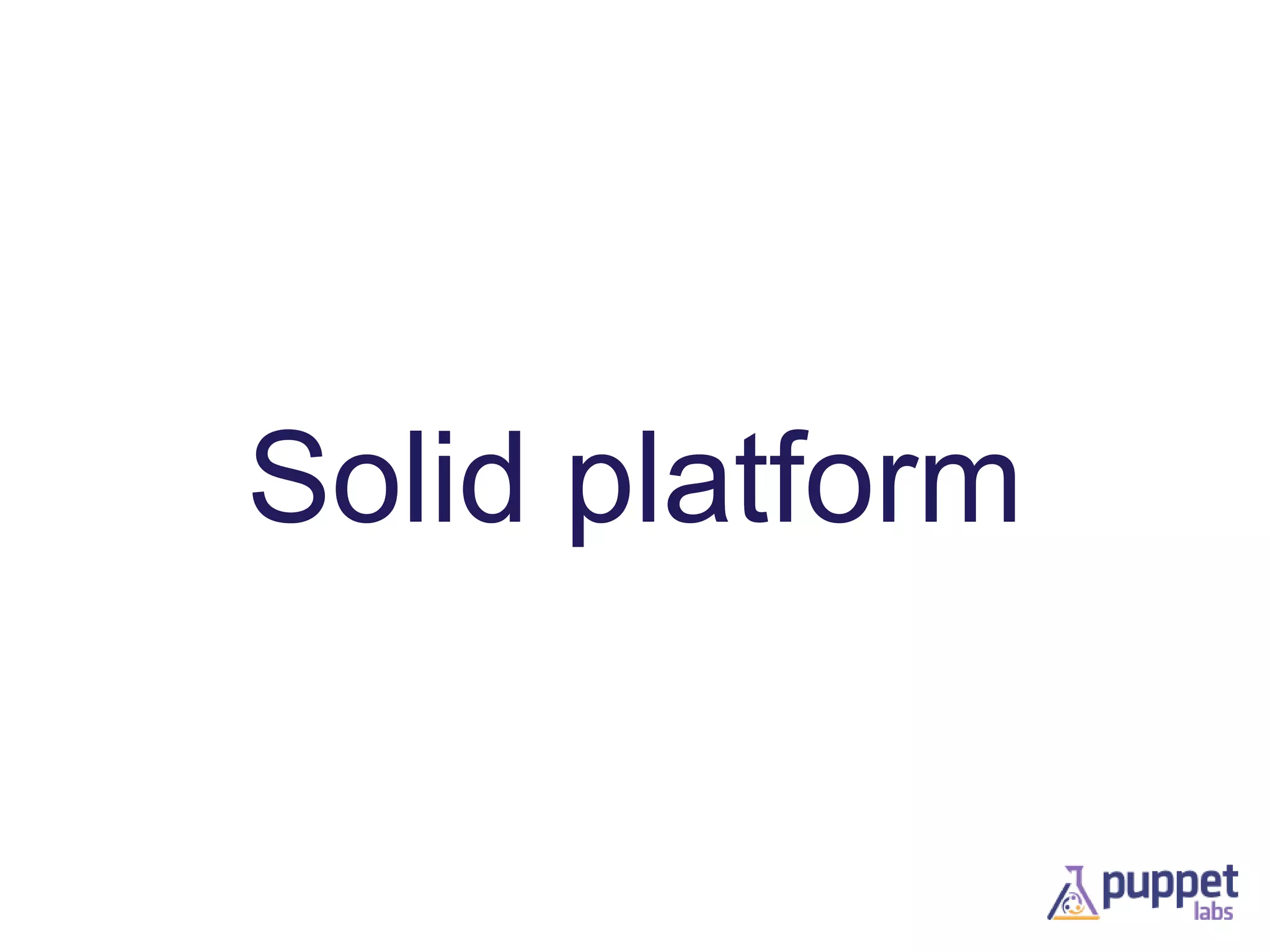 Solid platform

 