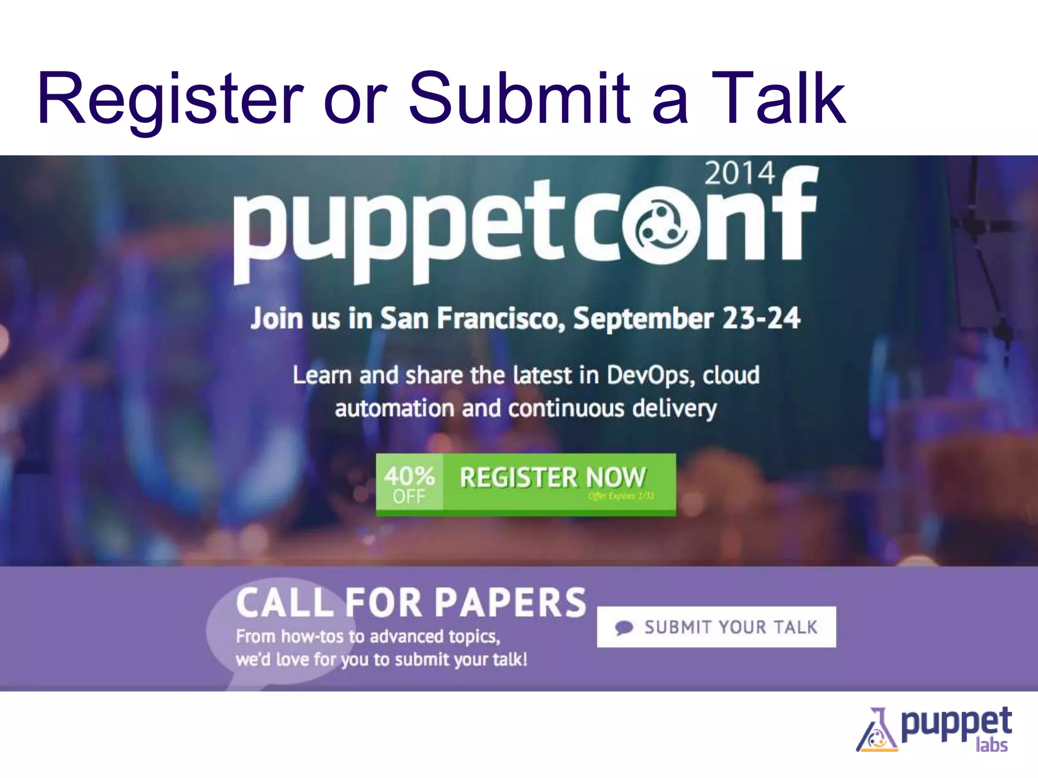 Register or Submit a Talk

 