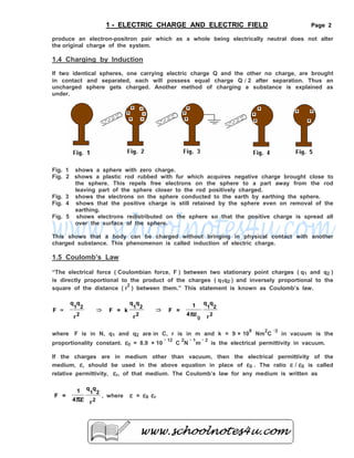 01(T) Electric Charge And Electric Field | PDF