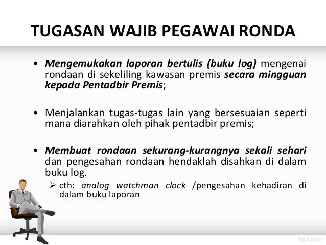 Contoh Buku Laporan Pengawal Keselamatan