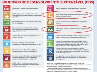OBJETIVOS DE DESENVOLVIMENTO SUSTENTÁVEL (ODS)
 