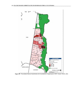 PLAN DE MANEJO AMBIENTAL DE LOS HUMEDALES TORCA Y GUAYMARAL140
Figura 98. Necesidades Básicas Insatisfechas de la localidad de Usaquén para el 2001. Fuente: DAPD, 2004
 