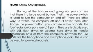 The Computer Its Parts (External) | PPTX